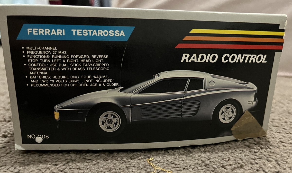 Ferrari Testarossa RC Car Red Brand:Suncon (Scale 1/18