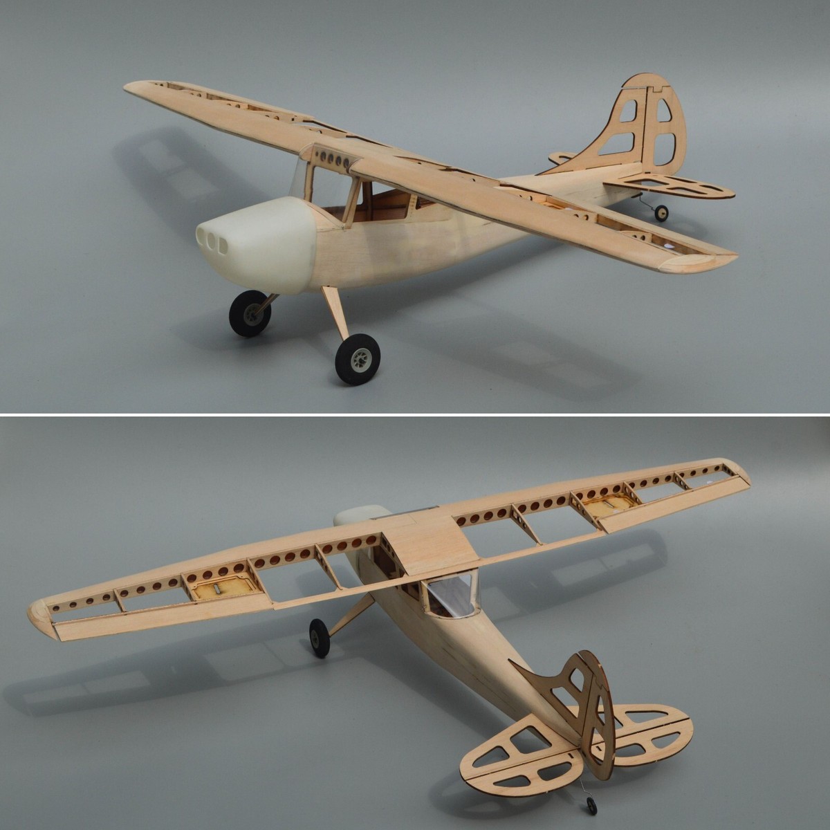 Matches21 Cessna Flugzeug Bastelset Aus Holz – DIY Modellbau Für Kinder Ab 8 Jahren, 200x210 Mm