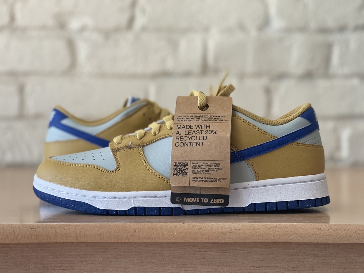 Nike Dunk Low Next Nature Wheat Gold Yellow Blue Royal Nike Dunk Low Next Nature Wheat Gold Yellow Blue Royal