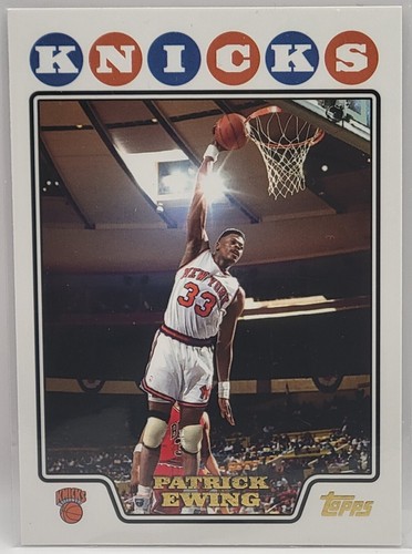 08-09 Topps Patrick Ewing Gold Parallel HOF (New York Knicks)