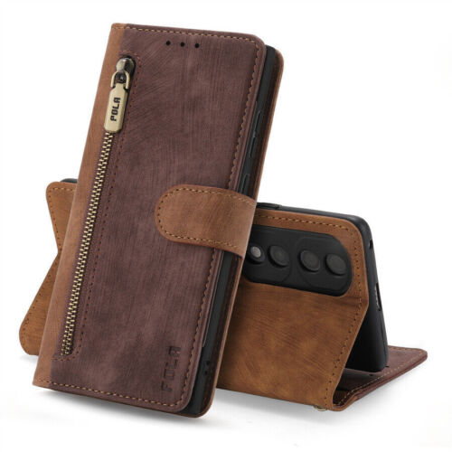 Zipper Leather Wallet Phone Case for Huawei Y6P Y9 Y7 Y6 Y6P Y7P Nova 7 8 9 10 - Picture 4 of 17