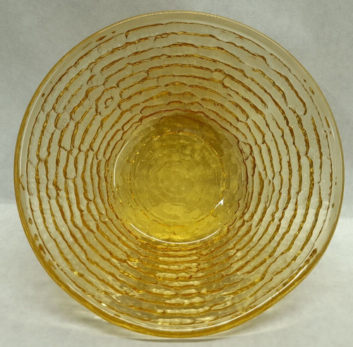 Vintage Anchor Hocking Soreno Amber Bark 2 pc Bowl Set - 8.5" & 4.75" - Picture 12 of 13