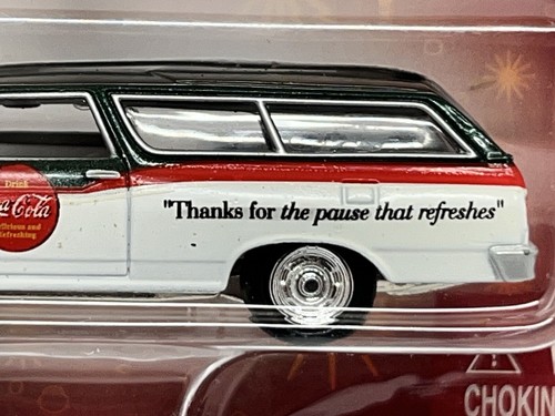 65 Chevelle Wagon Johnny Lightning Edición Coca-Cola Escala 1:64 DieCast Nuevo - Imagen 16 de 24
