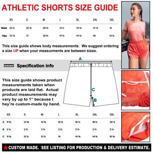 Women's Camouflage Camo Athletic Shorts #1 - Army Green Desert Brown Gift - Picture 4 of 41