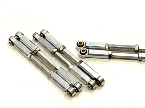 6pcs Aluminum Steering & Suspension Link Set for Losi 8ight Buggy 3.0/4.0 - Picture 3 of 5