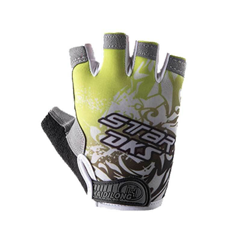 Halbfinger Radhandschuhe Damen Herren Fingerlose Fahrradhandschuhe Unisex - Bild 4 von 12