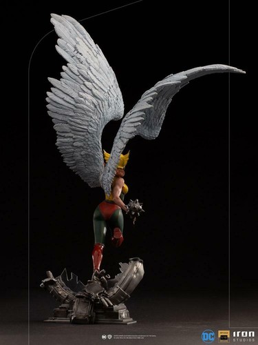 DC Comics Deluxe BDS Art Hawkgirl 36 Cm Scale 1/10 Iron Studios LAD - Picture 5 of 5