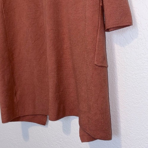 Anrabess Damen Cardigan Pullover mit offener Vorderseite - Rost Größe L - Bild 6 von 13