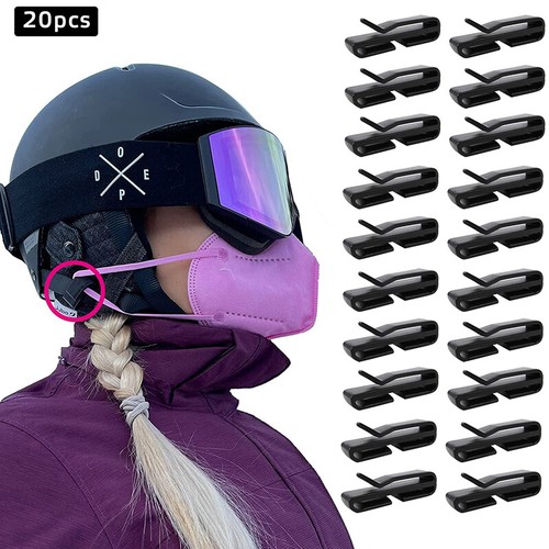 10/20PCS Snow Helmet Mask Clip Ski Helmets Mask Holder Plastic Multipurpose - Picture 14 of 14