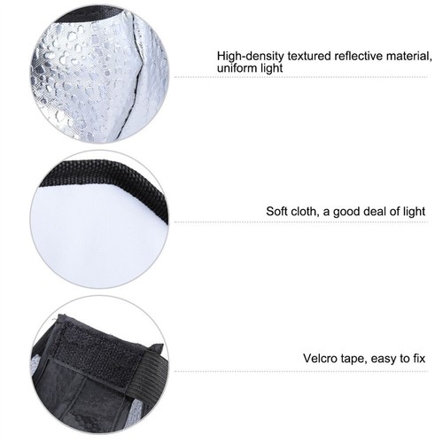 Durable 20X30CM Speedlite Softbox On Camera Flash Diffuser Foldable Mini Softbox - Picture 7 of 8