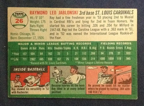 1954 Topps Pick a Card Complete your Set VERY GOOD - NM #4-120 - Picture 42 of 255