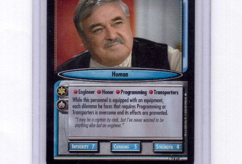 STAR TREK 2ª EDICIÓN EXTRAÑO NUEVO MUNDO CCG TCG Montgomery Scott, Reliquia 7R069 Reg - Imagen 3 de 3