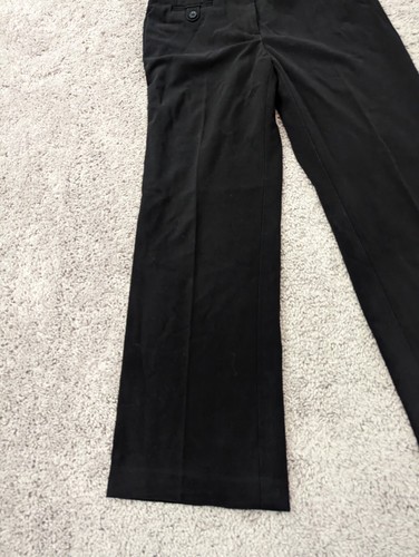 dressbarn Pants Womens 10P Petites Black Soft Career - Picture 4 of 12