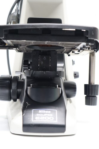 Nikon E200 Microscope Frame W/ Working Light + Power Cable - Picture 5 of 7
