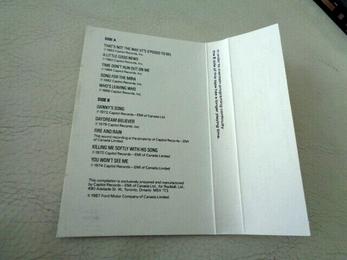 Ford Presents Anne Murray's 1987 Canadian Tour PROMO Cassette 10-Tracks RARE - Picture 3 of 7