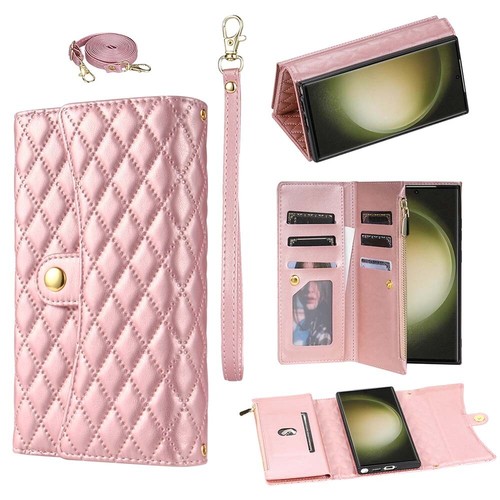 Hülle Für Samsung S24 S23 S22 Handy Tasche Flip Cover Case Schutz Hülle Wallet - Bild 30 von 77