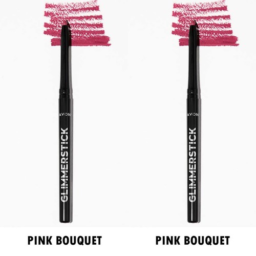 NEW Avon Glimmersticks Retractable Lip Liner / PINK BOUQUET / SET OF 2 - Picture 10 of 12