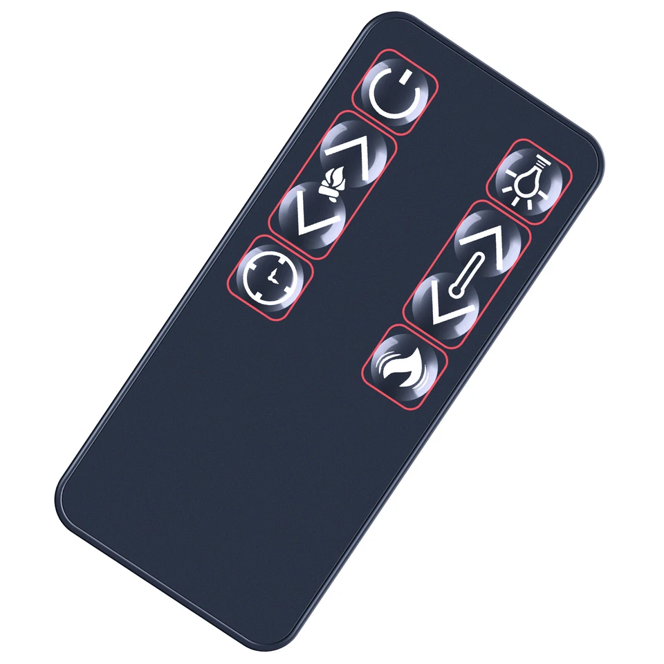 Remote Control For Tek Flame Electric Firebox Fireplace Heater TT-FRPL-EF01-28 - Image 4 of 4