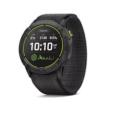 Garmin Enduro GPS Watch Carbon Gray DLC Titanium with Black UltraFit Nylon