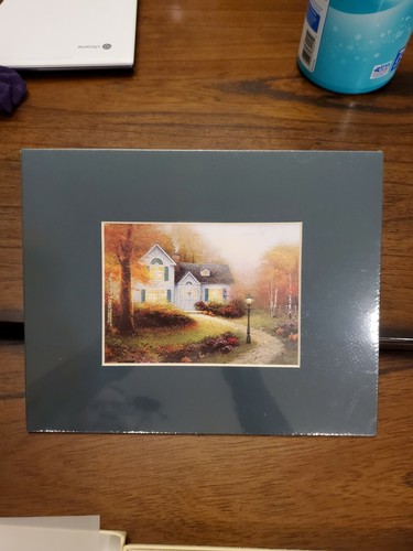 Thomas Kinkade Painters of Light Four Seasons Collection Duets Matted Prints - Picture 7 of 8