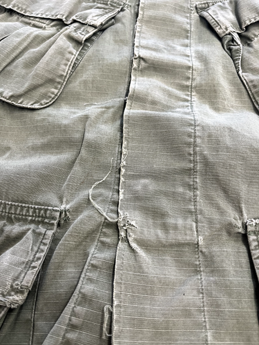 Vietnam era Mens coat tropical USMC Size small ripstop - Picture 9 of 9