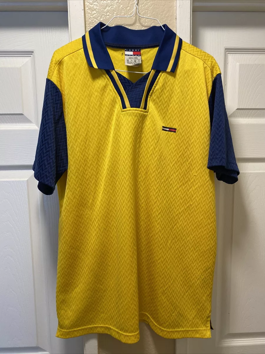 Vintage Tommy Hilfiger Soccer Shirt Tommy Jeans Rugby Polo Y2K Large