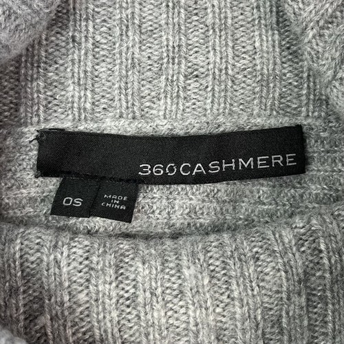 360 Cashmere Wool Poncho One Size Preppy Sweater Jacket Quiet Luxury Old Money - Picture 4 of 12
