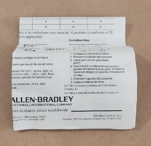 *BRAND NEW* Allen-Bradley 1747-M2 Memory Module SLC500 EEPROM US Free Tax - Picture 4 of 10