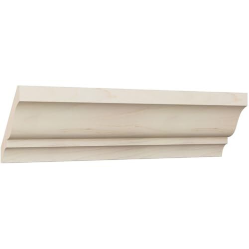 MLDW01X04WM49MA Americraft Solid Hardwood Stain Grade Crown Moulding, Maple - Picture 3 of 12