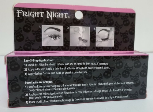 spooky lashes halloween sparkle glitter fake eyelashes pixie silver glam - Picture 11 of 12