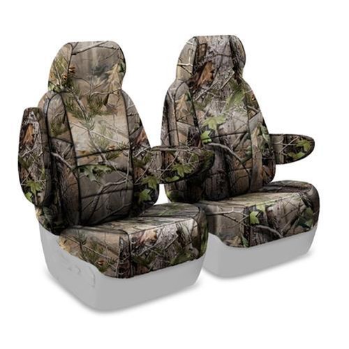 Coverking Custom Front Row Seat Covers Neosupreme Realtree Camo - Choose Color - Picture 25 of 25