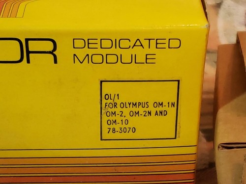 SOLIGOR Dedicated Module for Olympus om-1n om-2 om-2n om-10 78-3070 new old stoc - Picture 3 of 4