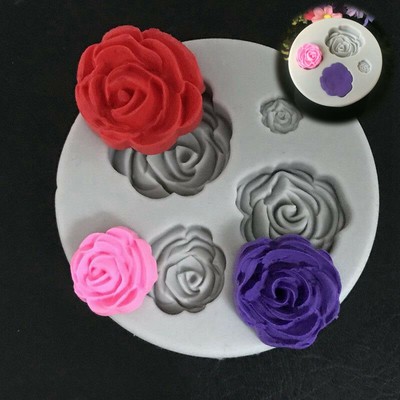 Flower Silicone Cake Topper Decor Fondant Sugarcraft Mould Chocolate Baking Mold Flower Silicone Cake Topper Decor Fondant Sugarcraft Mould Chocolate Baking Mold