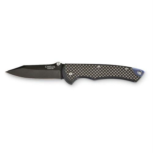 "NEW" Camillus Folding knife, Premium VG10 blade Carbon Fiber Handle.  AUTHENTIC - Picture 4 of 5