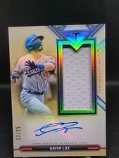 2021 Topps Triple Threads Gavin Lux /25 Jumbo Autograph Rookie Patch RPA Dodgers
