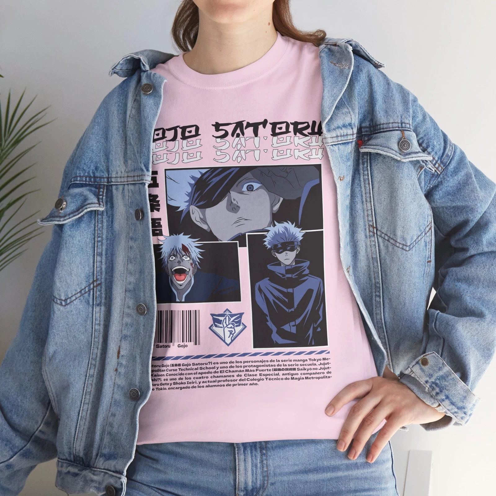 Gojo Satoru Jujutsu Satoru T-Shirt Sukuna Anime Japanese Tee Shirt Manga JJK