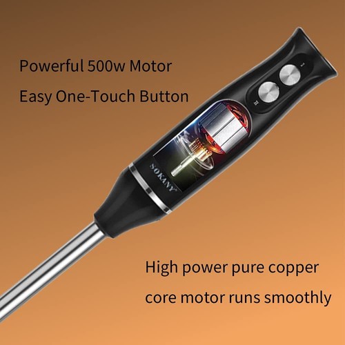 Multifunktional Stabmixer 4-in-1 Elektrische Handmixer Pürierstab Blender Set - Bild 6 von 18