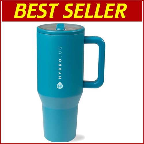 Traveler 40 oz Leak-Proof Water Bottle with Flip Straw - Elegant Glacier Finish