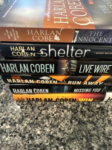 Lot of 10+2 📚HARLAN COBEN HCDJ Books Dutton Shelter Win Years Run 💫VGC - Picture 2 of 18