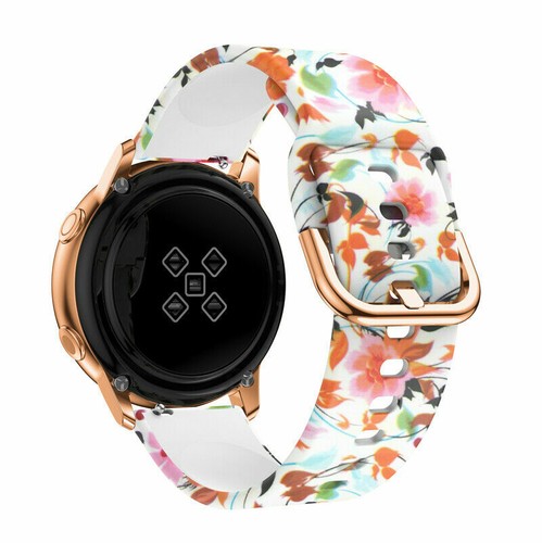 For Samsung Galaxy Watch 3 4 5 Gen Pro Active 1 2 Silicone Watch Band Strap - Picture 27 of 36