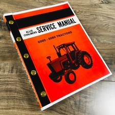 Allis Chalmers 6060 6080 Tractors Service Repair Manual Technical Shop Overhaul