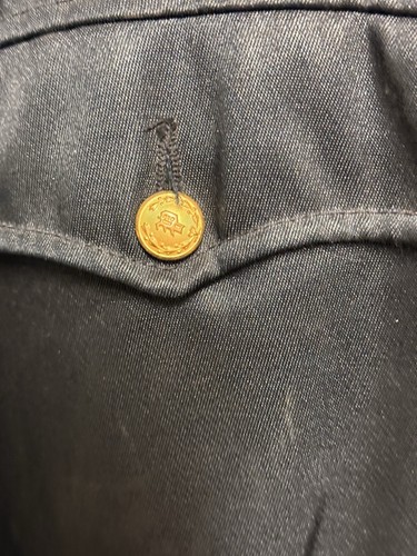 Chaqueta Uniforme Oficial de Policía Vintage Tufnyl Azul Resistente a la Intemperie Talla 42L - Imagen 6 de 15