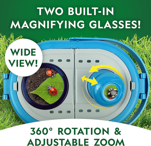 Bug Catcher Kit for Kids - Insect Habitat, Magnified Viewer, Tweezers & Guide - Picture 4 of 12