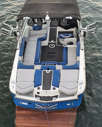 Plataforma de natación MasterCraft X-STAR almohadilla de escalón bote espuma EVA imitación teca cubierta alfombrilla - Imagen 7 de 22