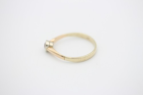 RING | 585er GOLD, mehrfarbig - mit DIAMANT ca. 0.30 ct PI / W (c051872) - Picture 2 of 5