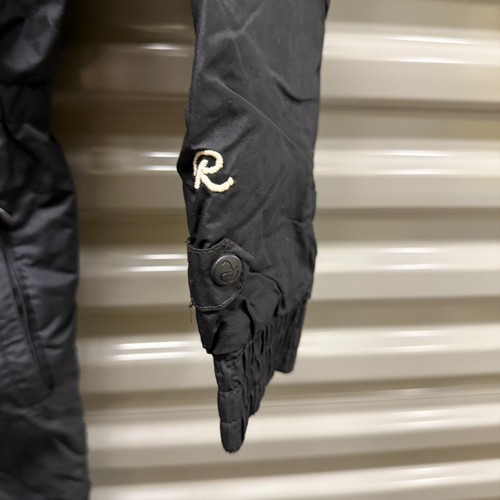 Roffe Snowsuit Womens Sz 12 Black Coveralls One Piece Ski Snowboard Vintage 80s - Picture 4 of 8