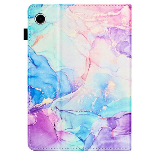 For Samsung Galaxy Tab A A7 A8 A9+ Plus S6 Lite Marble Leather Stand Case Cover - Picture 15 of 64