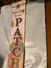 Welcome to our Patch  Letters Hanging Vertical Signs, 23.5 x 6 in.  New