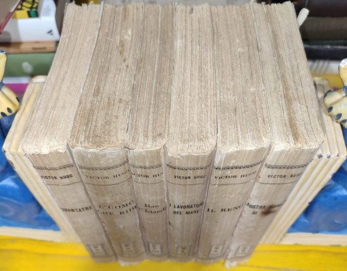 VICTOR HUGO, lotto 6 ROMANZI opere vintage 1930/31 Nuove traduzioni edite Barion - Picture 3 of 16