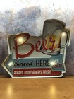 Vintage Metal 3D LED Logo Sign Pub Man Cave Wall Beer Lager Plaque Decoration
